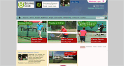 Desktop Screenshot of bourneclub.co.uk